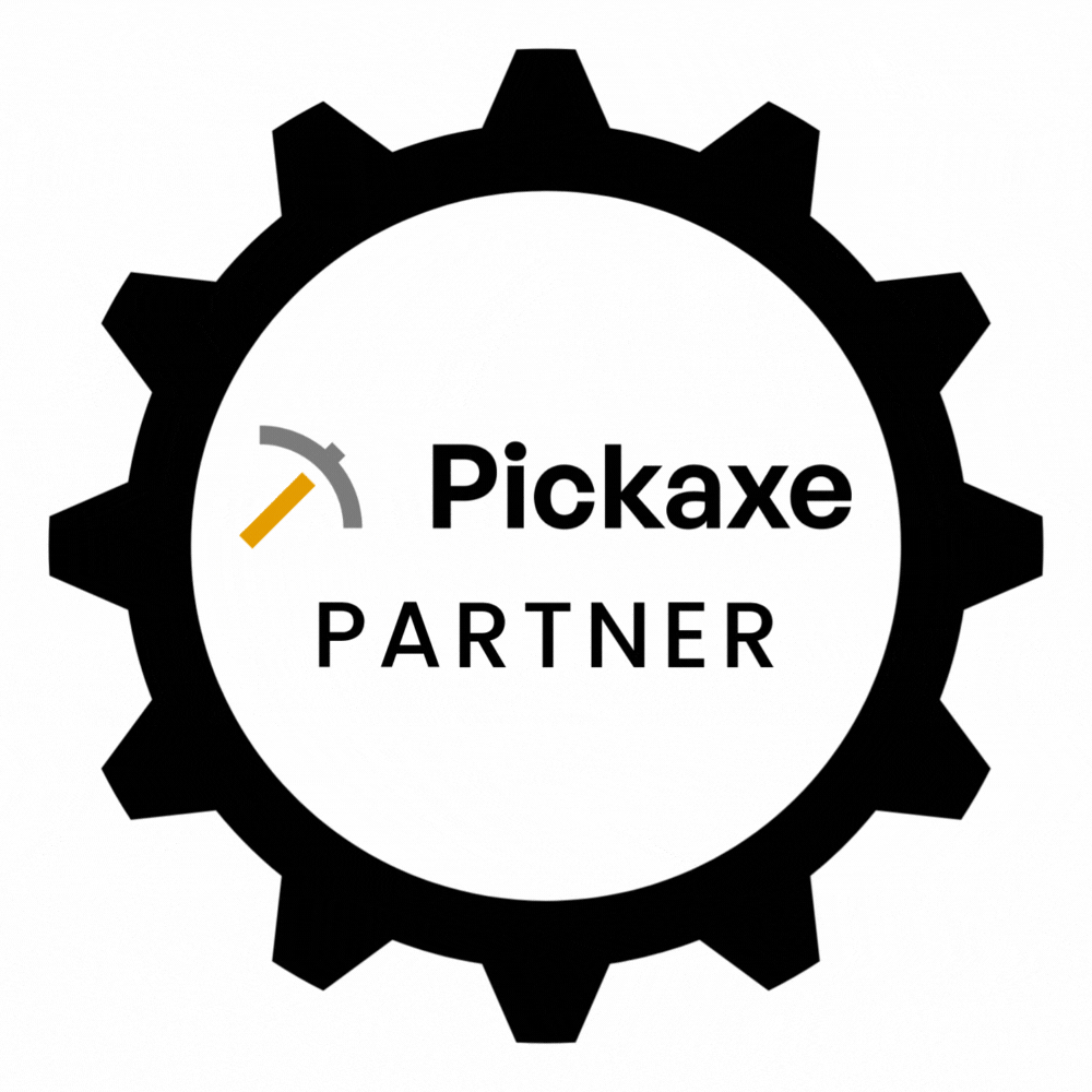 Pickaxe Partner Emblem Colored Rotating (White BG)