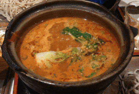 Hot soup in the slow cooker