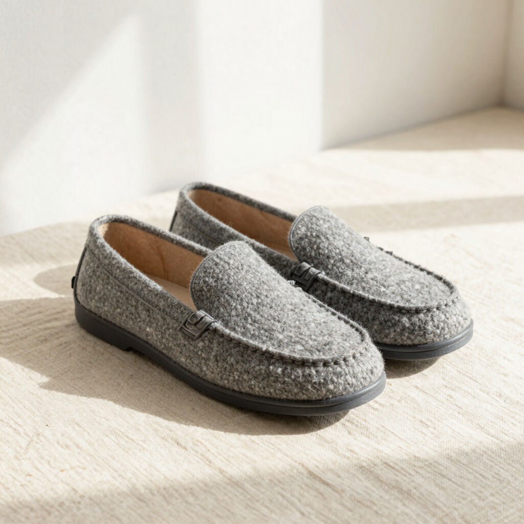 Meadow Woolen Loafer Slippers