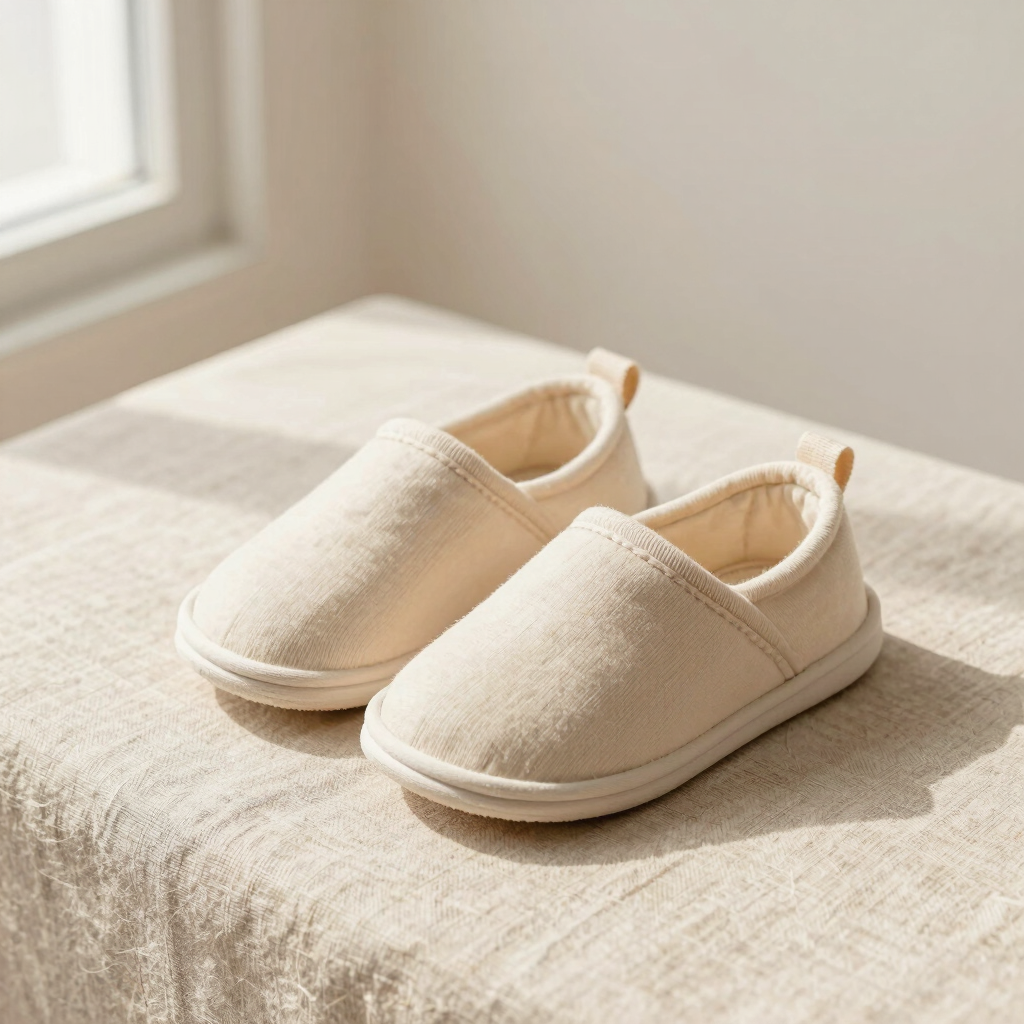 Little Cloud Kids Cotton Slippers