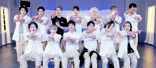 kpop group seventeen members say the name bow