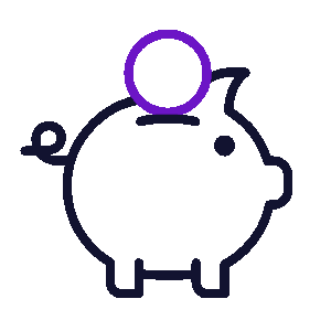 icon piggy bank
