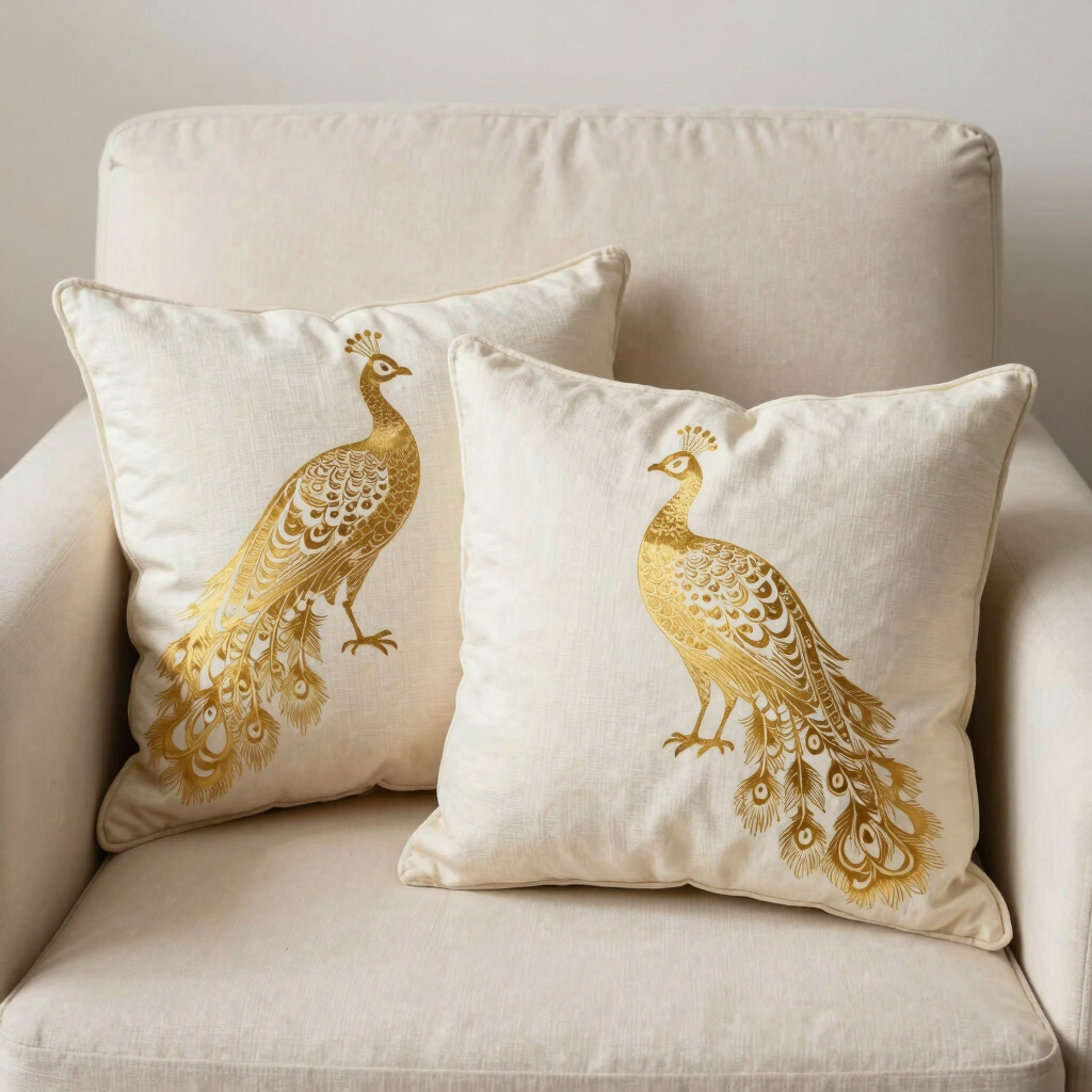 Mayur Mudra Cotton Cushion Covers
