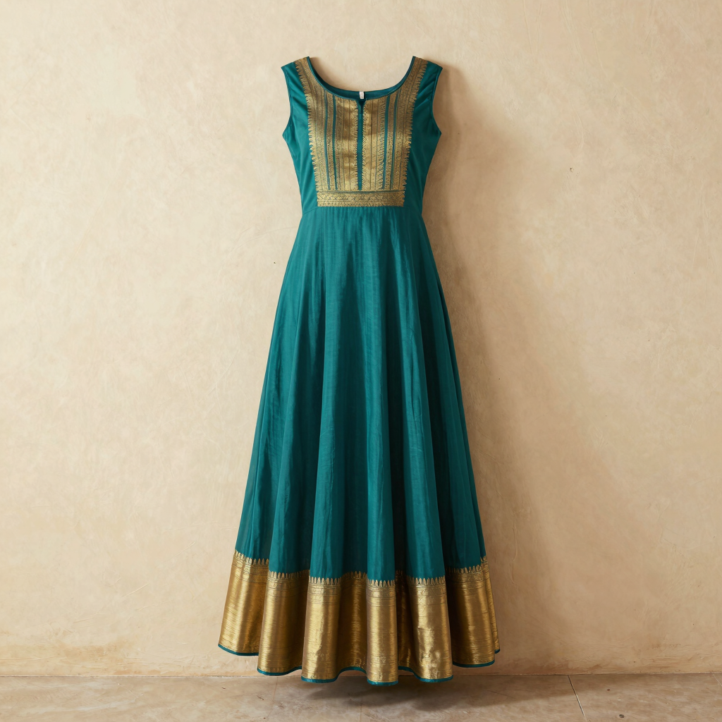 Kashvi Mul Cotton Flared Anarkali