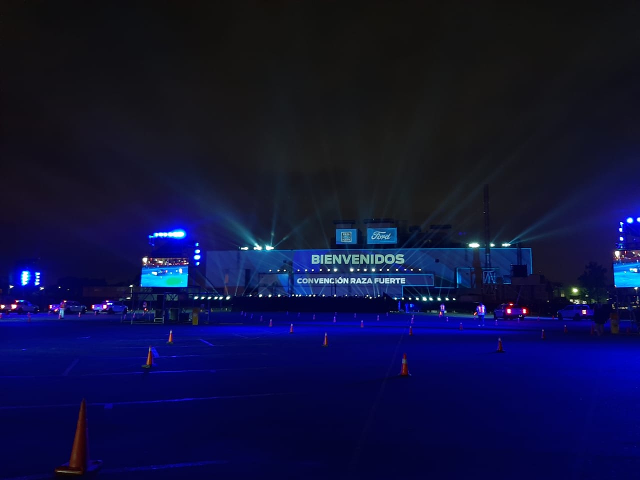 Instalación LED evento