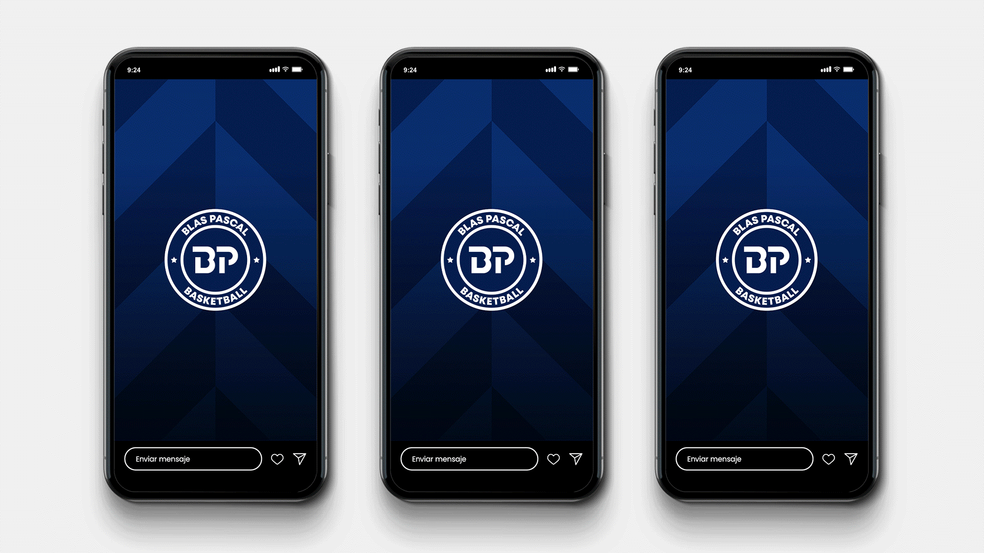 GIF de historias de Instagram del equipo Blas Pascal Basketball