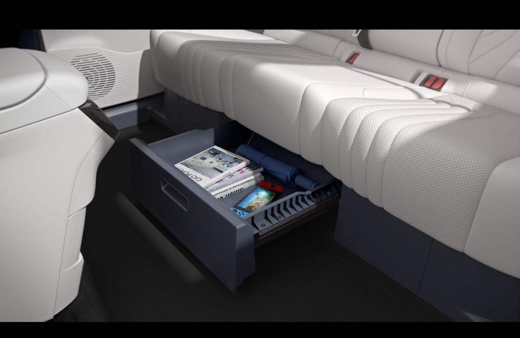 Exclusive Rear Super Storage Box