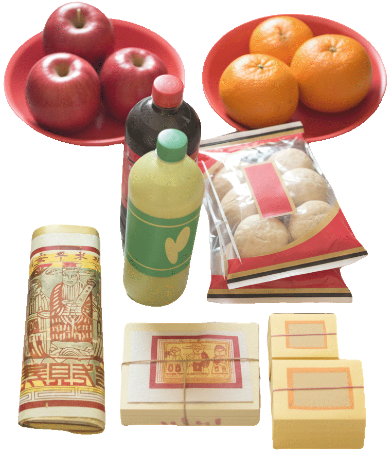 拜張天師的供品