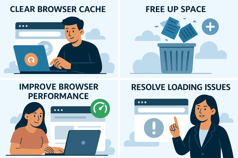 Clear Cache of Internet Brower benefits