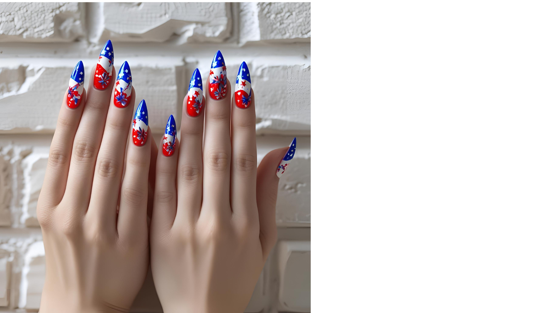 Star-Spangled Cuticle Nails