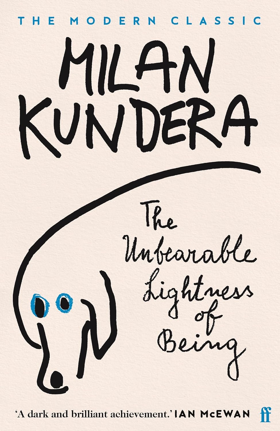 Cover of The Unbearable Lightness of Being by Milan Kundera