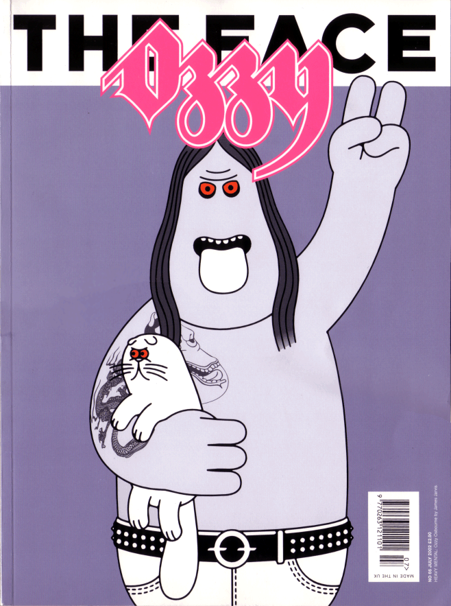 james jarvis ozzy osbourne painting draw art toys the face magazine