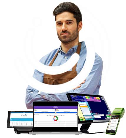 Empreendedora com tablet