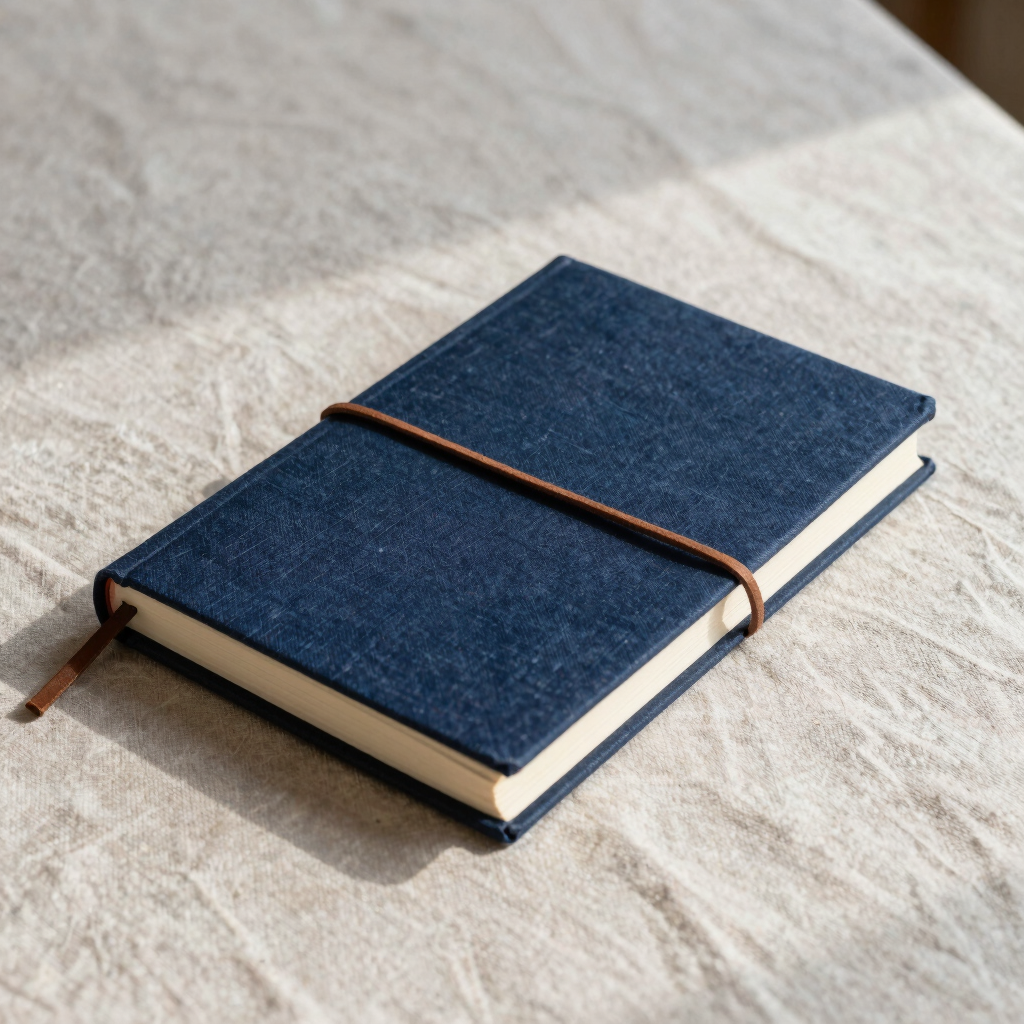 Diario del Silenzio in Pelle e Lino