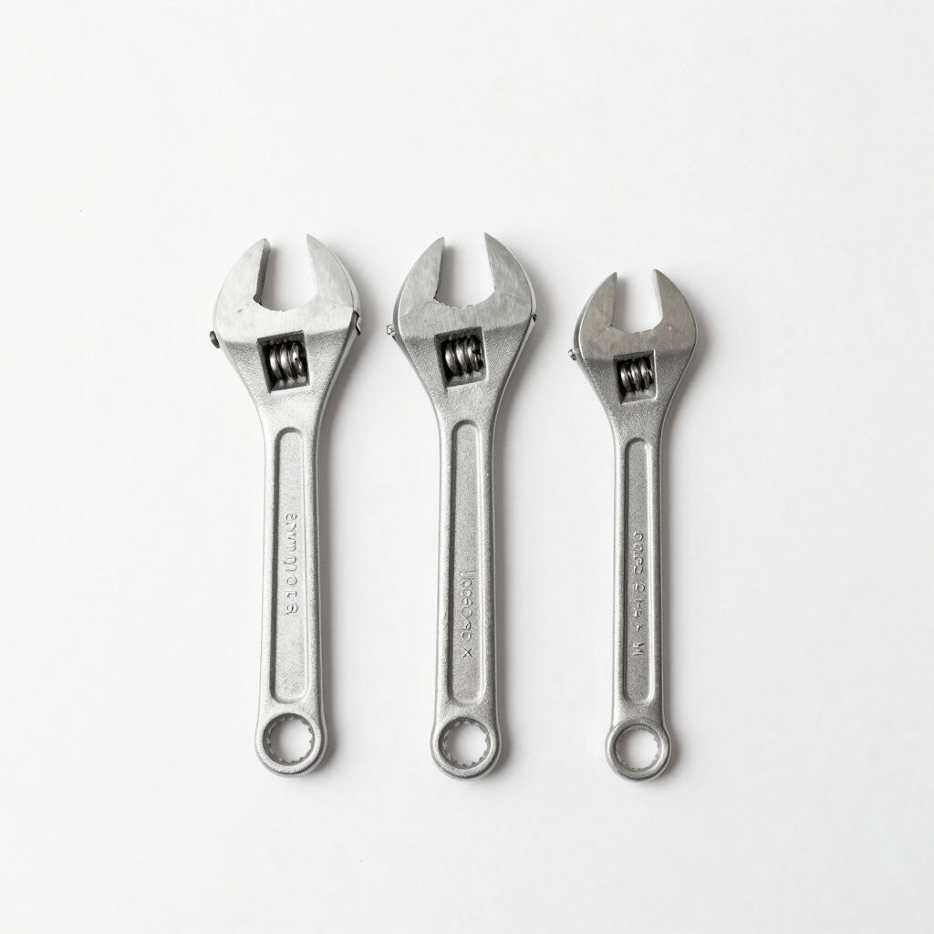 3-Piece Adjustable Wrench Set