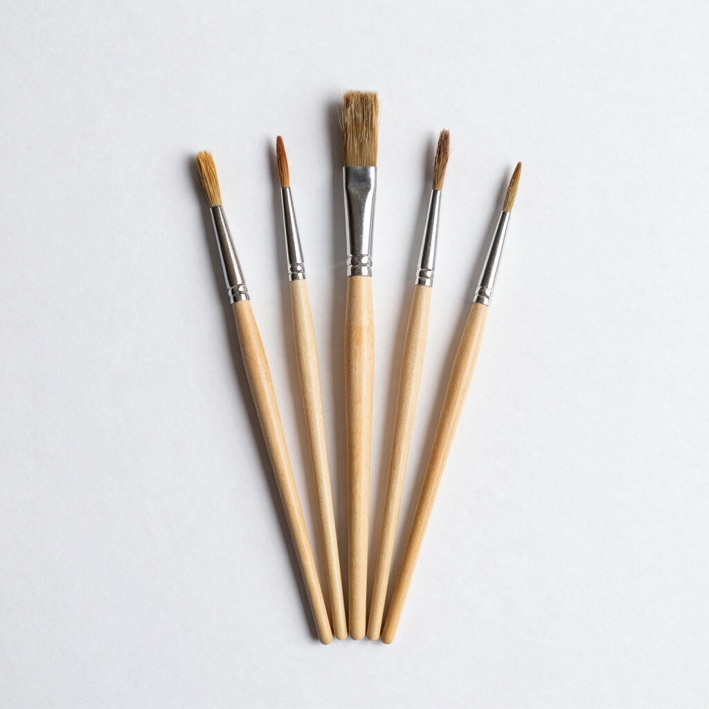 5-Piece Professional Paint Brush Set