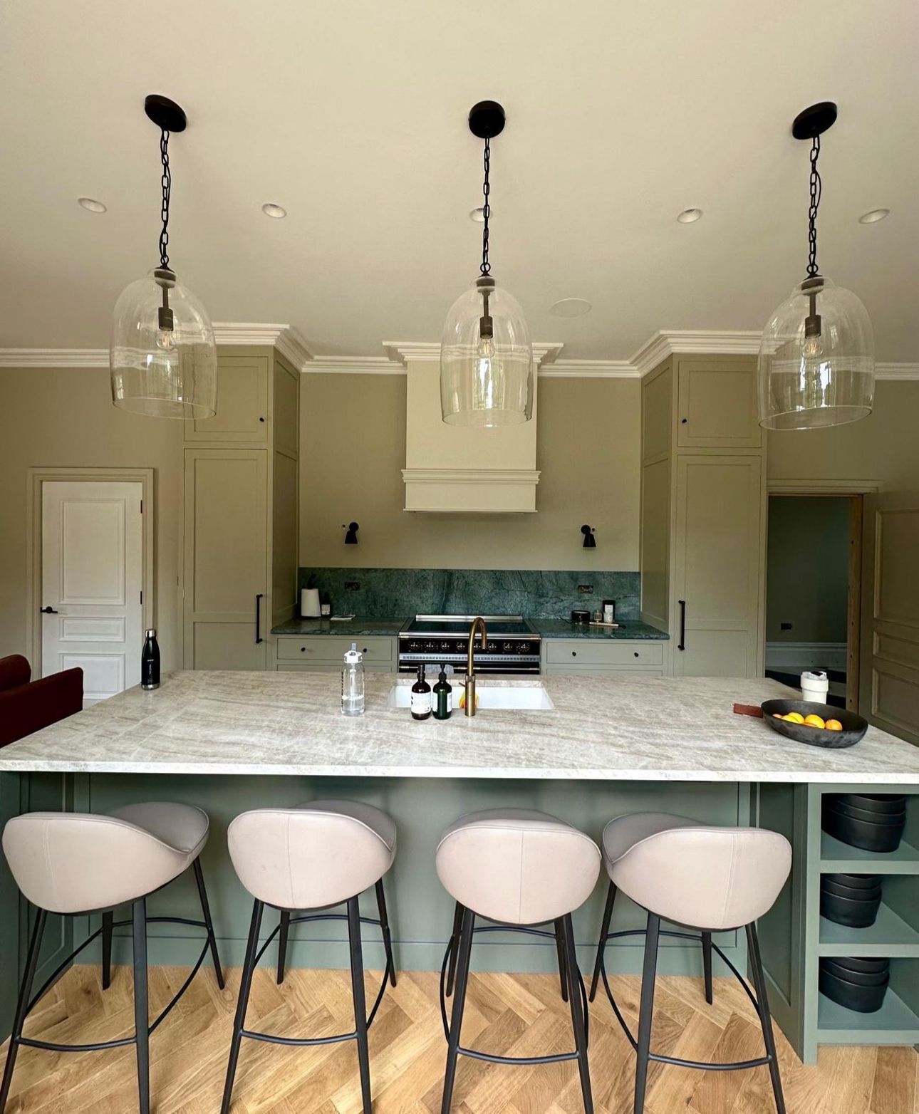 Premium White Quartz Kitchen