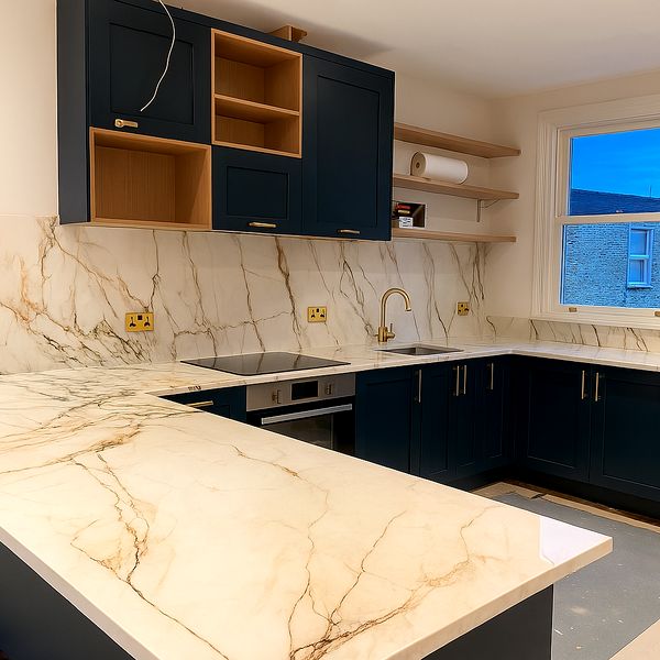 Calacatta Porcelain Kitchen