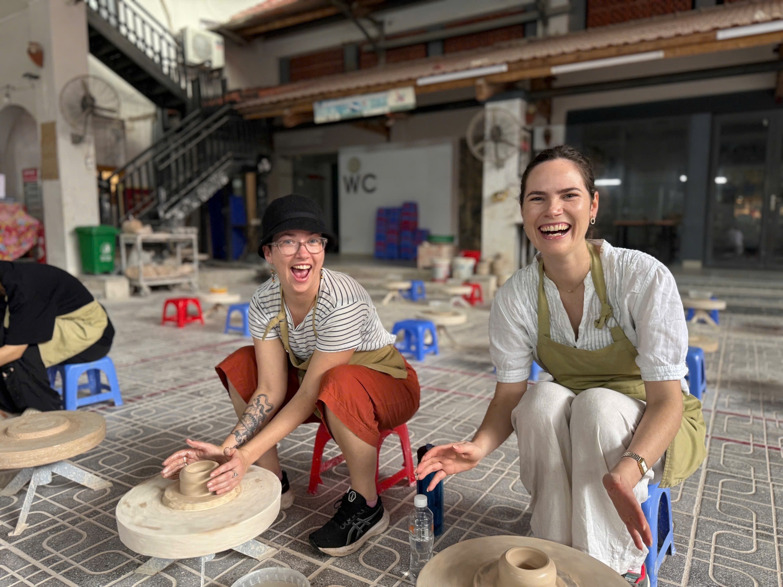 Hanoi things to do Bat Trang pottery village jeep tour