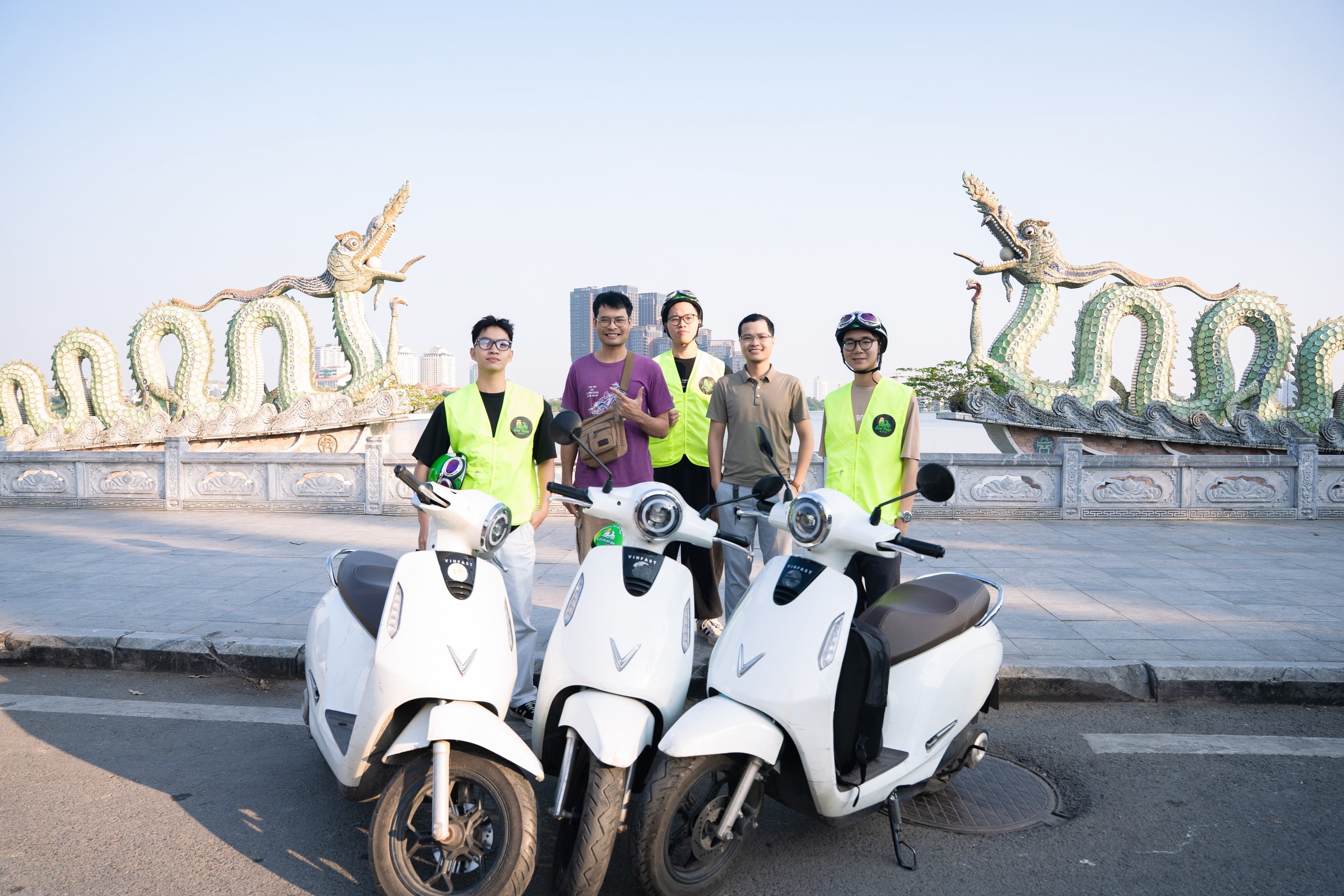 Hanoi things to do eco electric scooter city tour