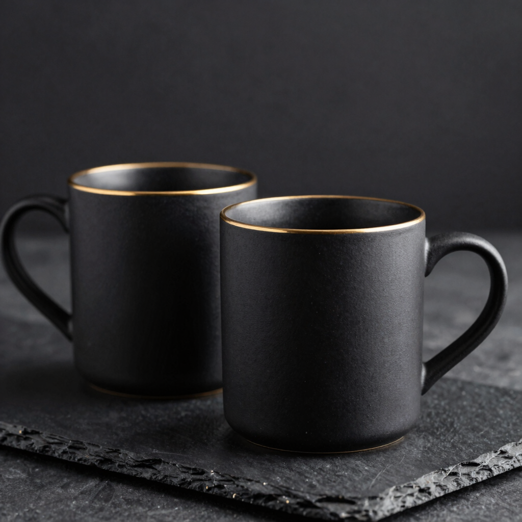 Nocturnal Ceramic Tasting Mug Set