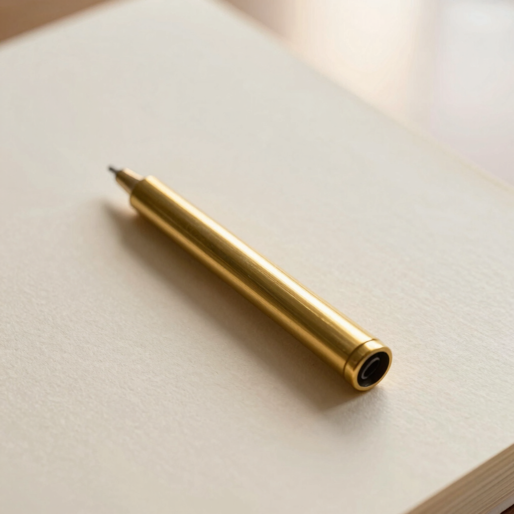 Minimalist Brass Page Marker