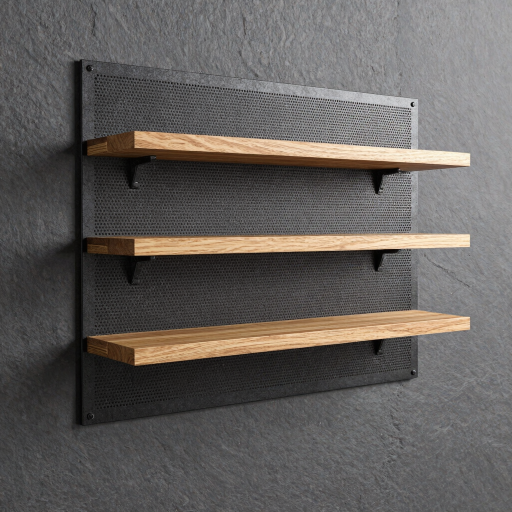 Forge Modular Pegboard & Shelf Trio