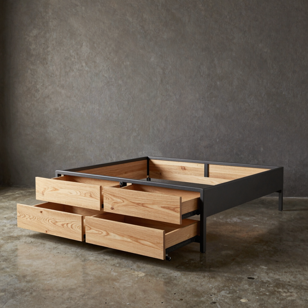 Gridline Teen Drawer Bed Frame