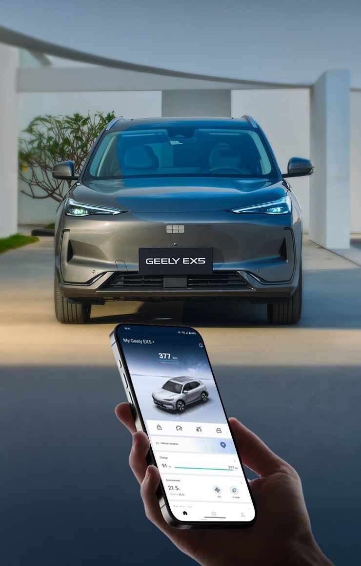 Geely EX5 App Connection