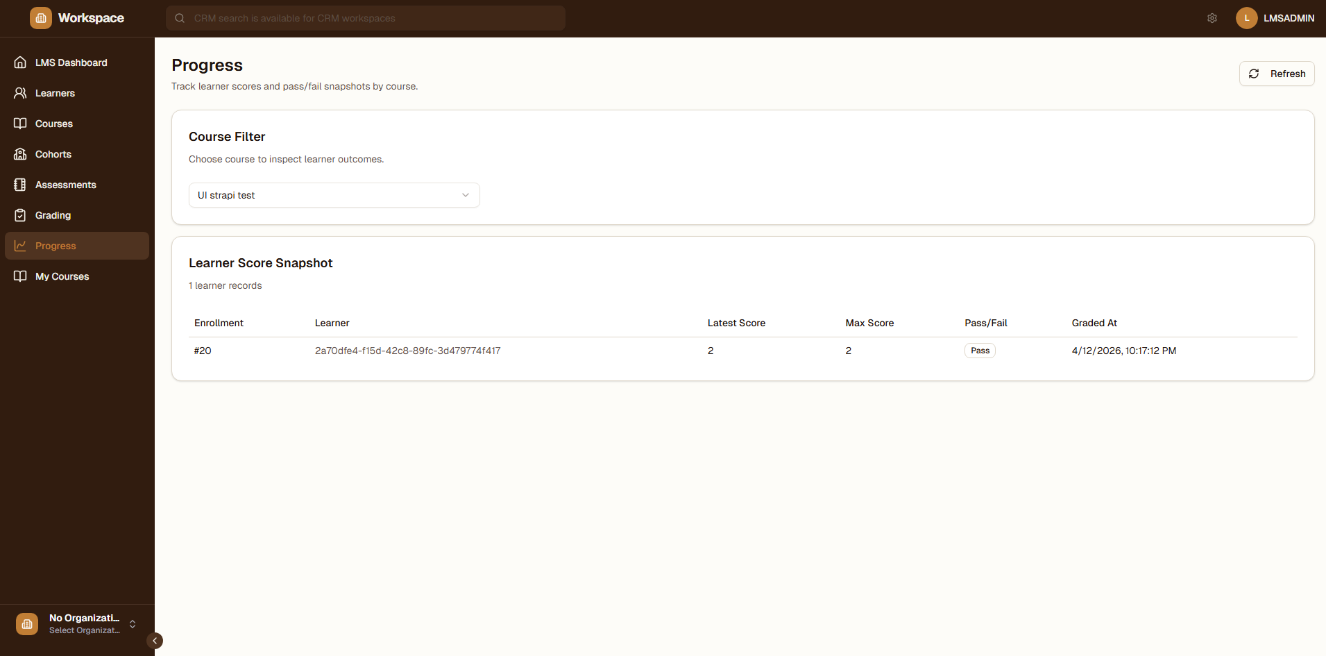 Learner Progress Analytics