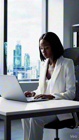 white steel chair in front round table on white rug