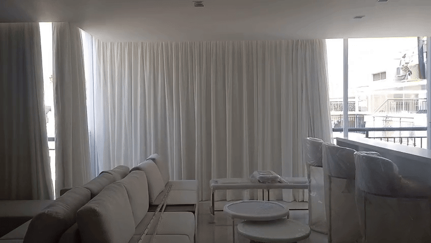 black blue and yellow textile