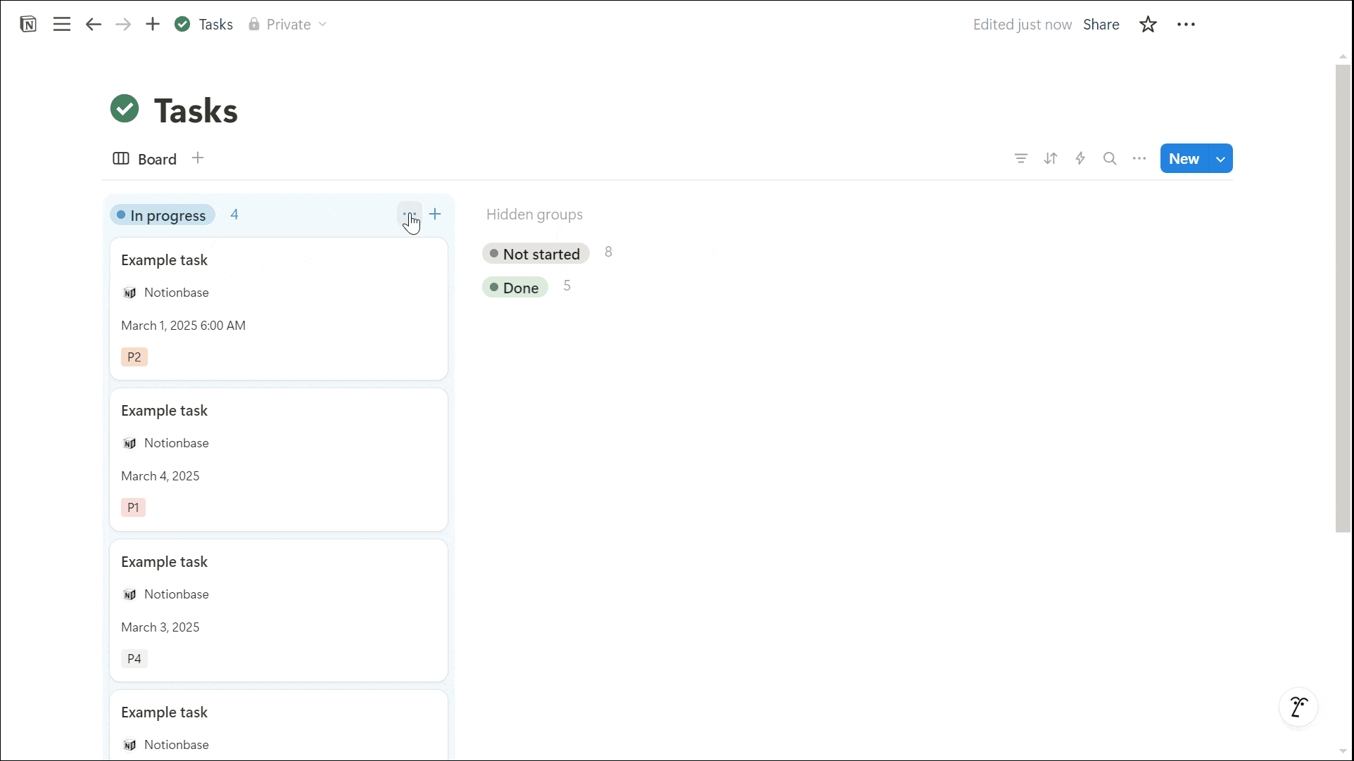 Notion Kanban Column Deletion