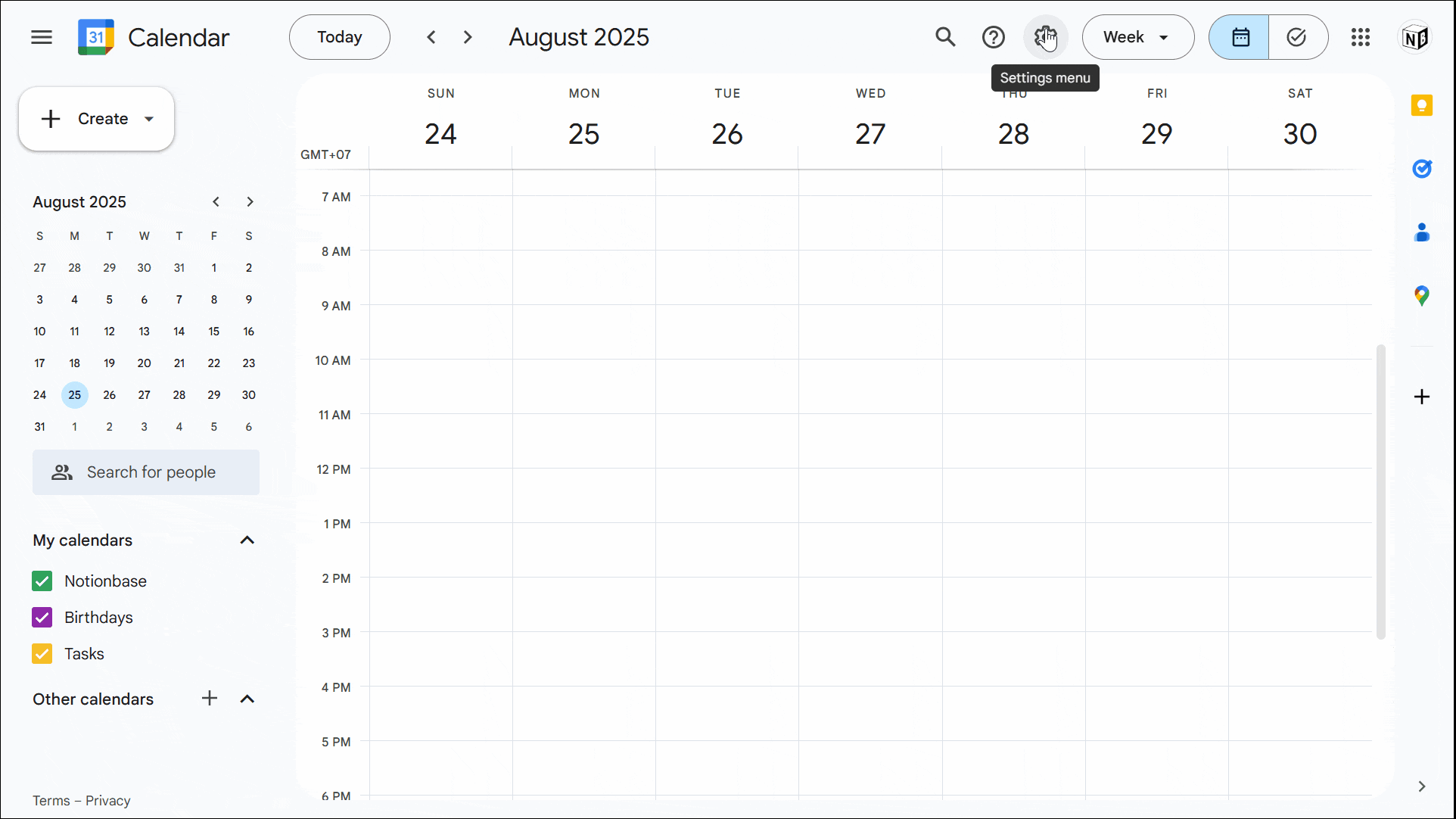 Steps for Google Calendar Notion Web Embed Creation 1