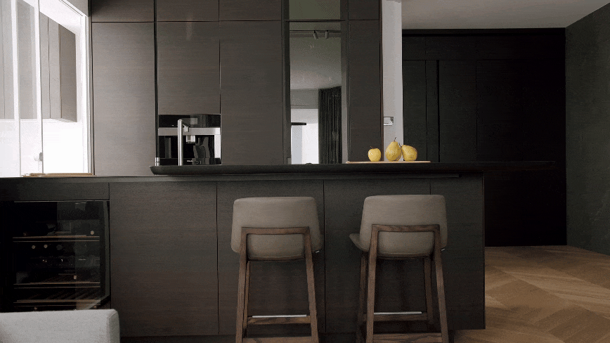 black and brown leather padded tub sofa