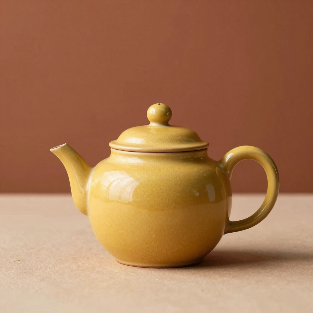 Honey-Glazed Teapot