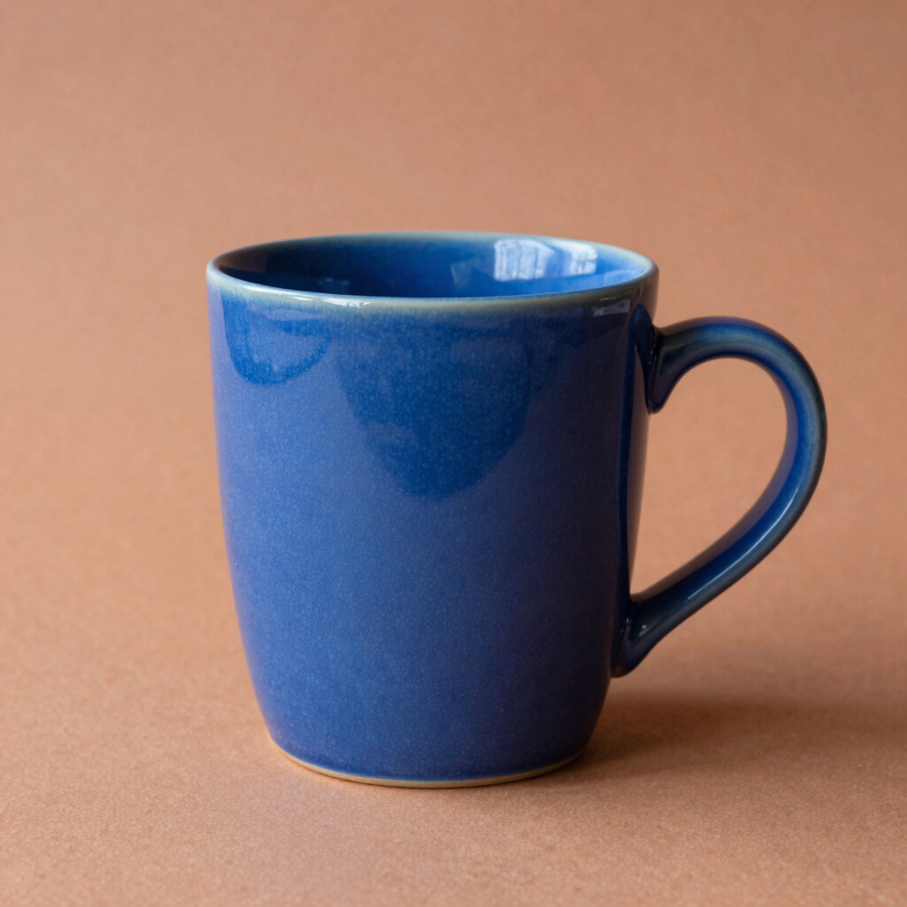 Chunky Cobalt Coffee Mug