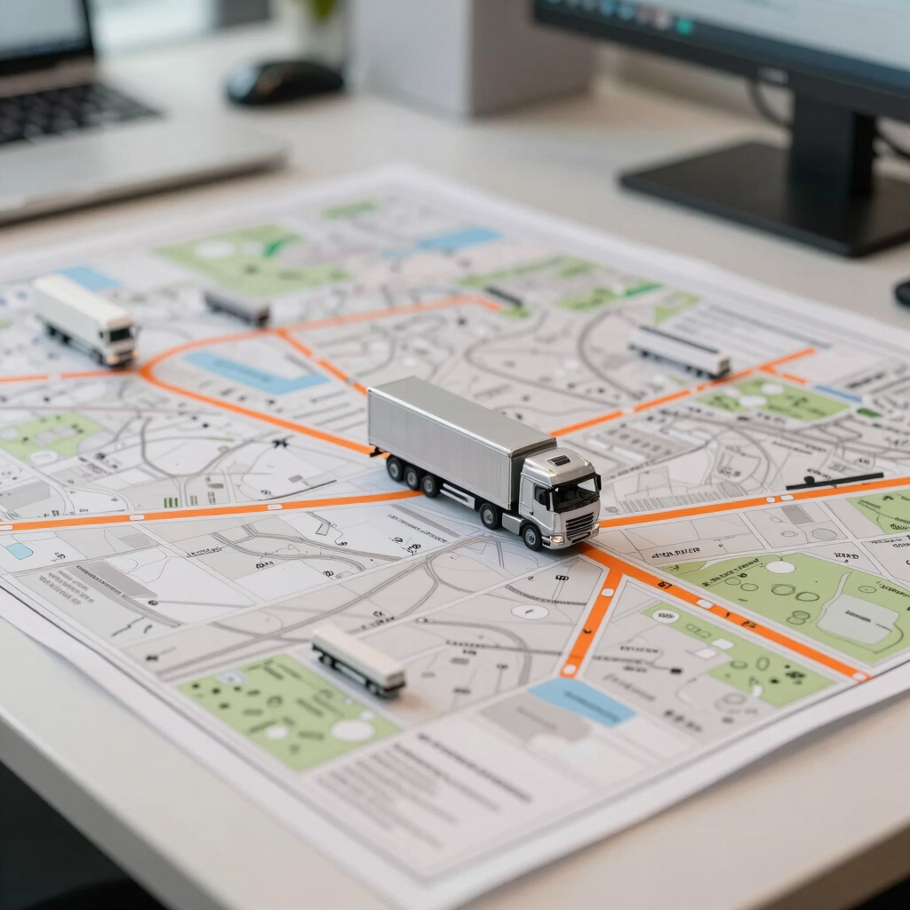 On-Site Fleet Route Optimization
