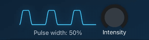 isochronic tone duty cycle adjustment 