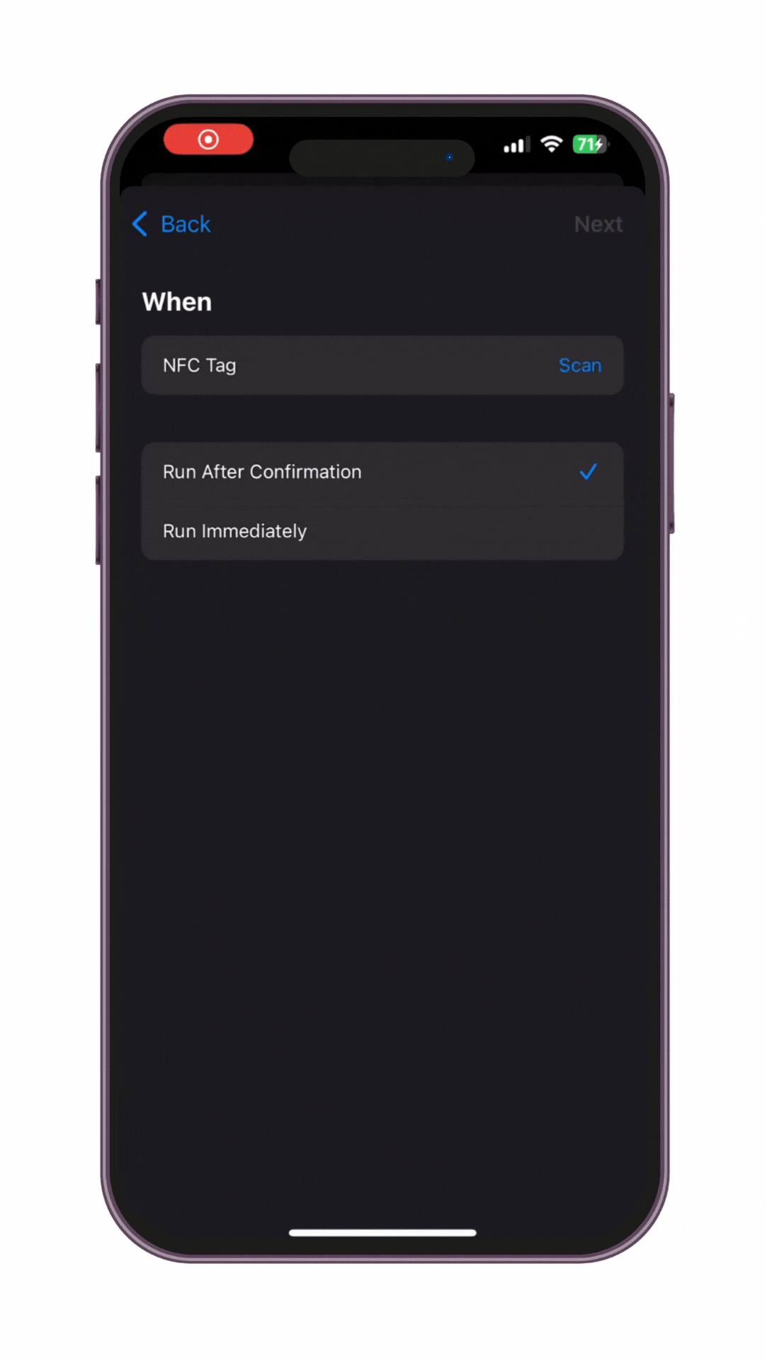 Pairing liquisip smart water bottle with iphone autionation to tarack water intake