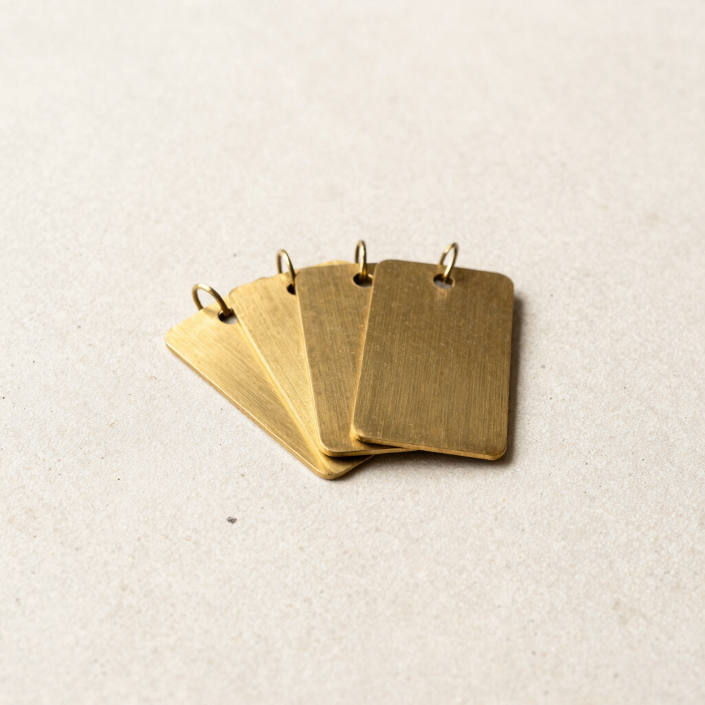 Minimalist Brass Gift Tags