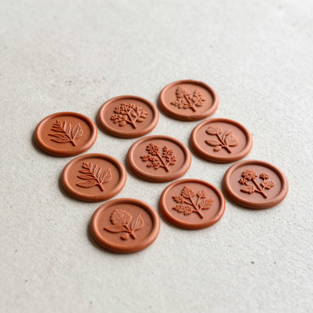 Pressed Botanical Seals Set