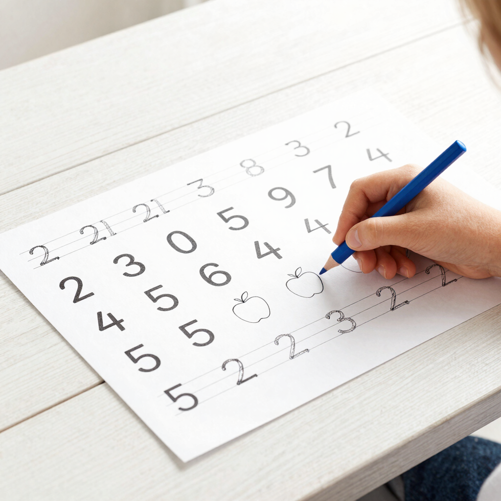 Number 1-20 Tracing Worksheets