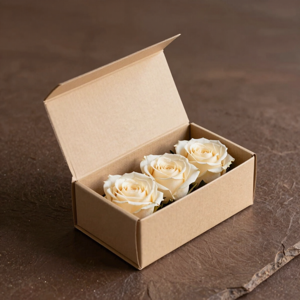 Preserved Ivory Equatorial Roses