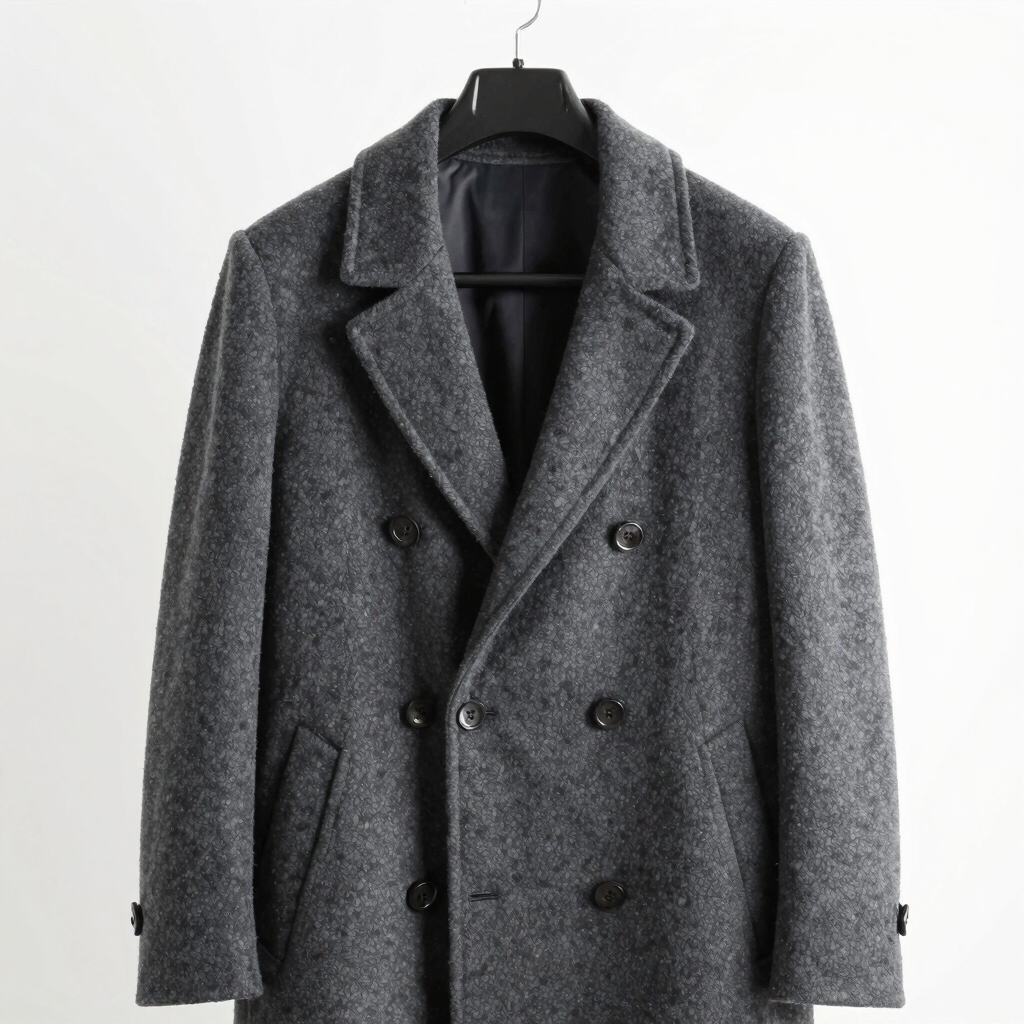 Classic Double-Breasted Winter Coat