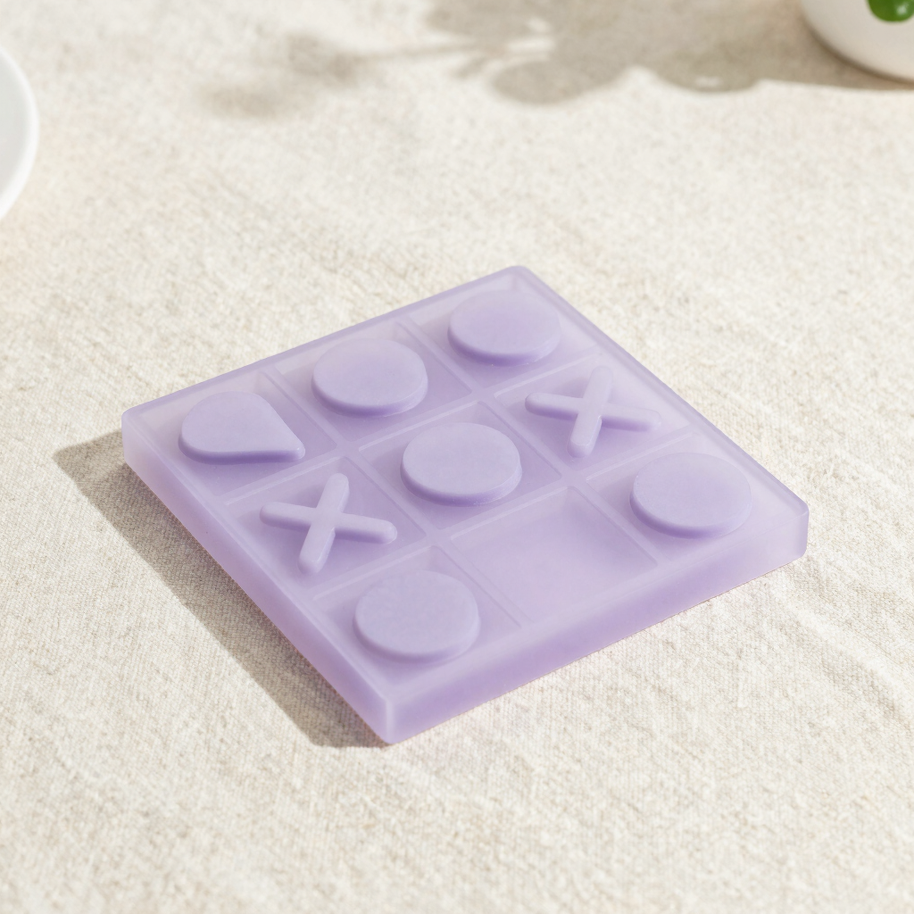 Frosted Lavender Acrylic Game Set