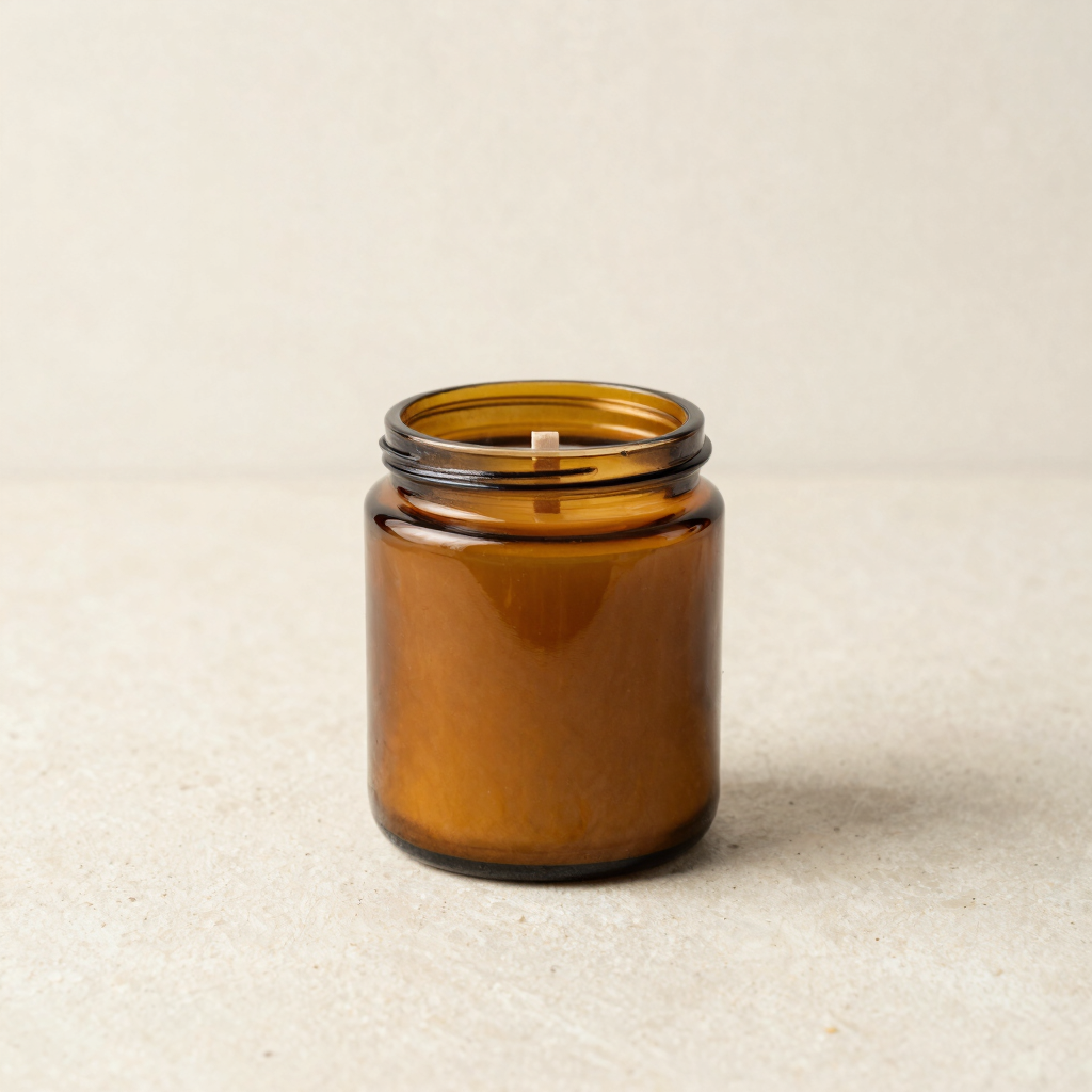 Hand-Poured Amber Honey Candle