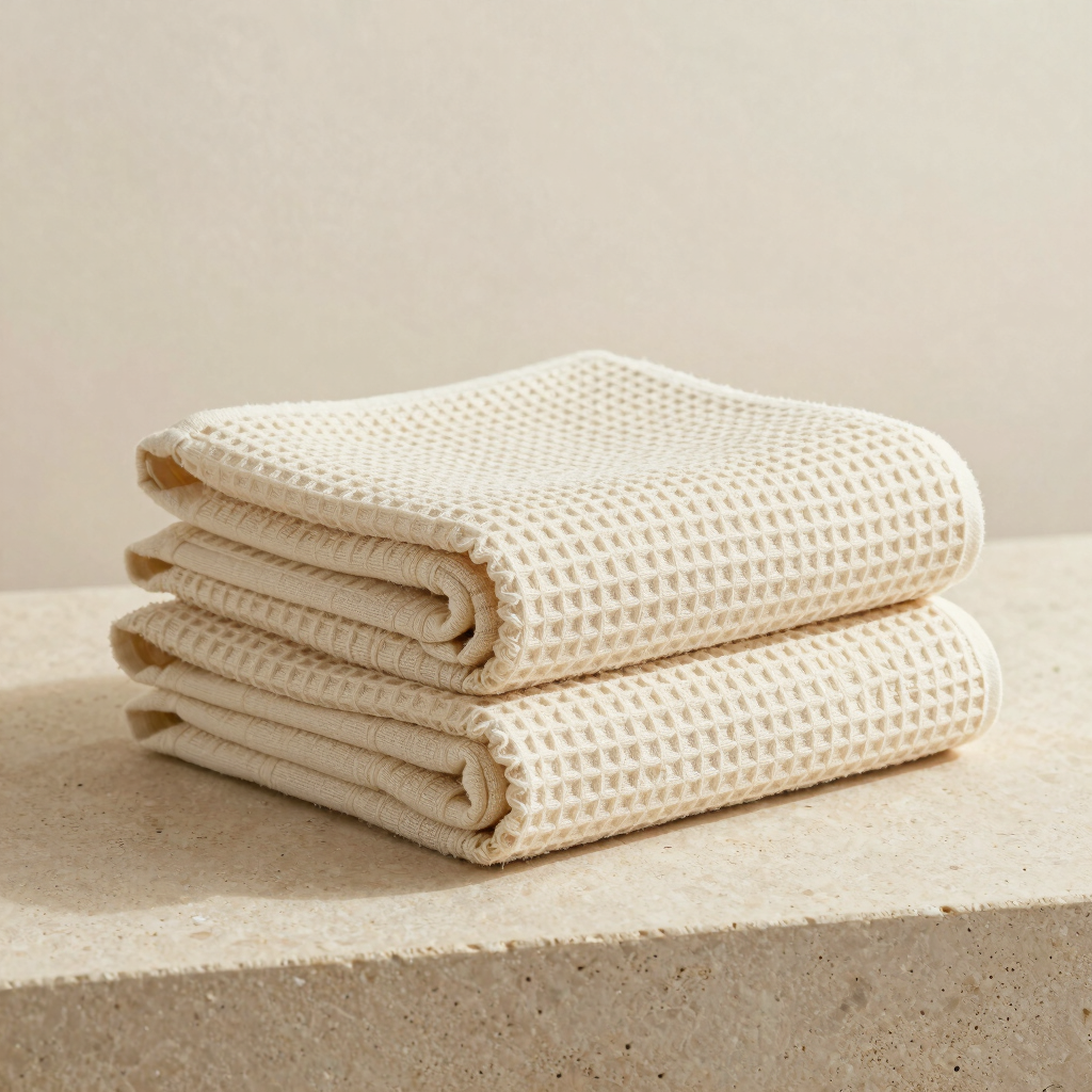 Organic Cotton Waffle Towel Set