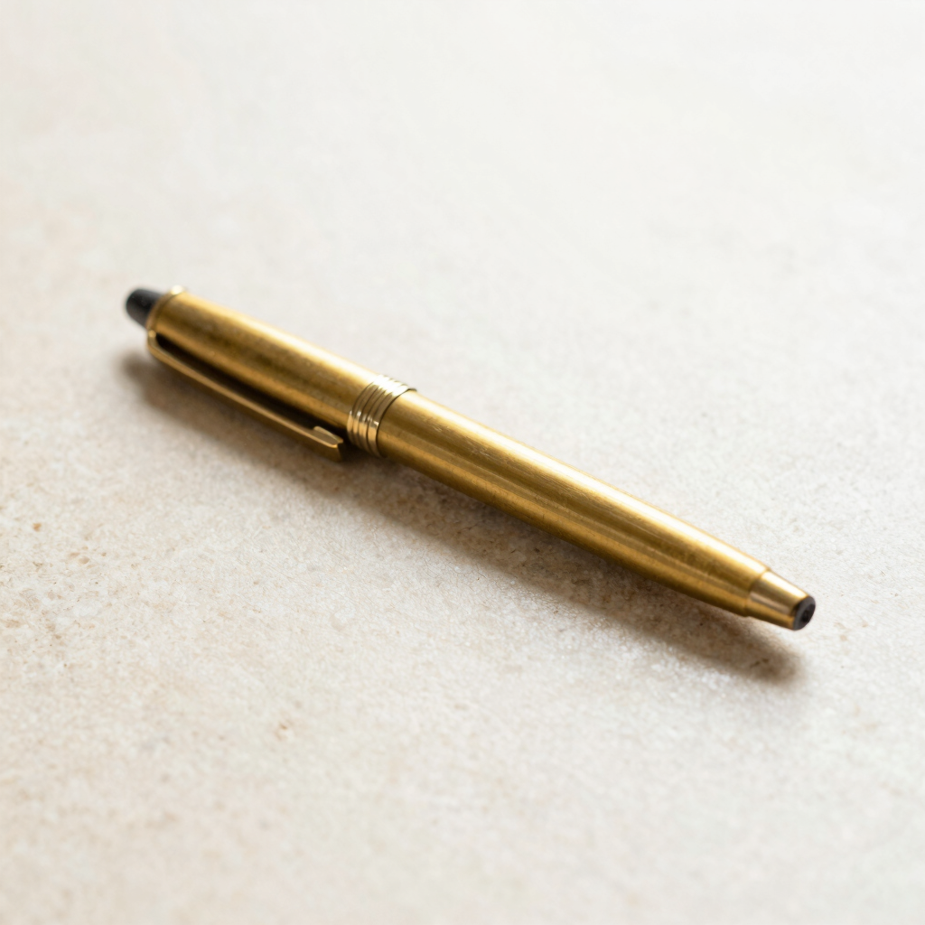 Classic Brass Pocket Pen