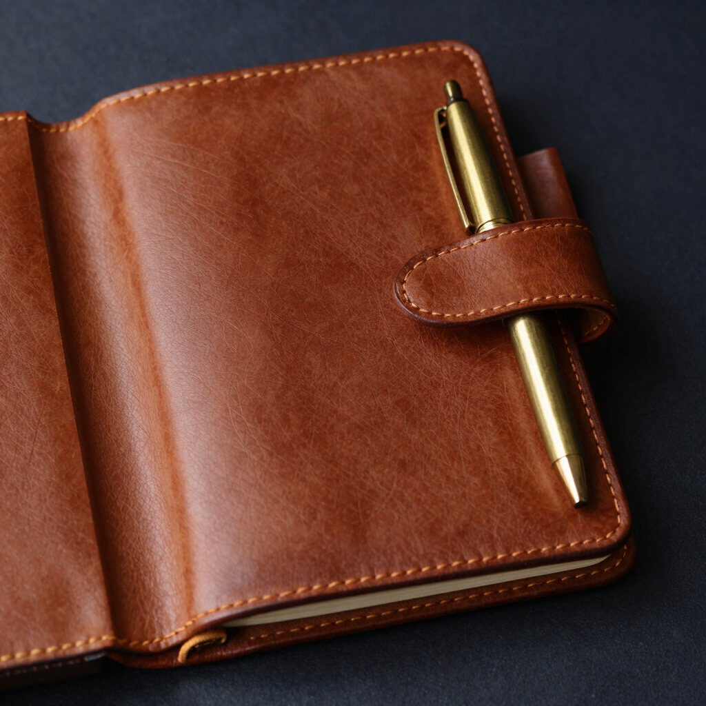 Full-Grain Leather Journal Cover